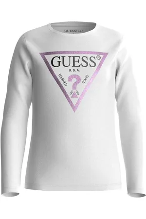 Guess Meisjes-T-shirt met lange mouwen Core