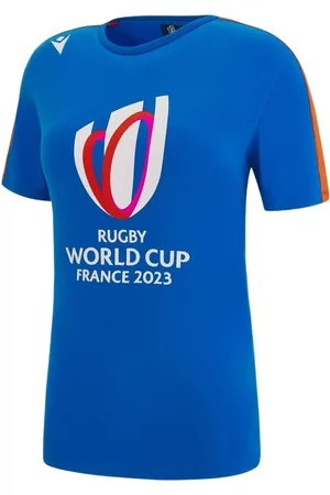 macron Dames-T-shirt van polykatoen RWC France 2023
