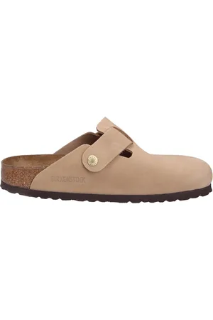 Birkenstock Leren klompen Boston Leather