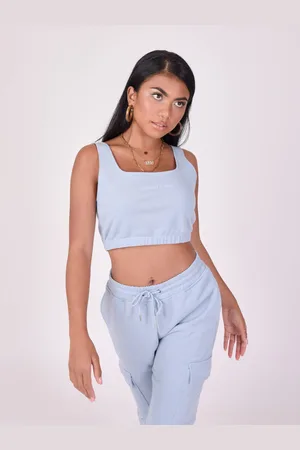 Project X Paris Vrouwen basic crop top met brede bandjes