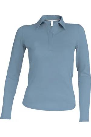 Kariban Polo dames met lange mouwen