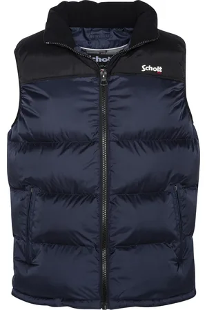 Schott NYC Mouwloos donsjack Utah V