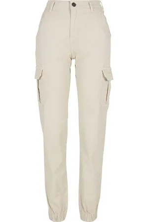 Urban classics Dames Cargo broek high waist