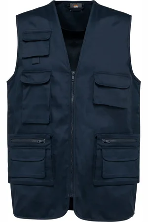 WK. Designed To Work Multi-pocket gevoerd polykatoenen gilet
