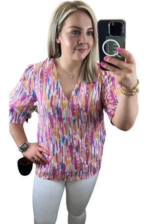 B YOUNG Damesblouse met v-hals Joella