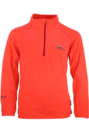 Peak Mountain Microfleece sweatshirt met halve rits voor meisjes Fafine