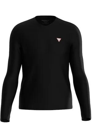 Guess T-shirt met lange mouwen en v-hals Core
