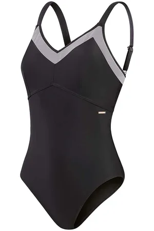 Speedo Dames zwempak uit 1 stuk Eco Mesh Detail 1p Bla