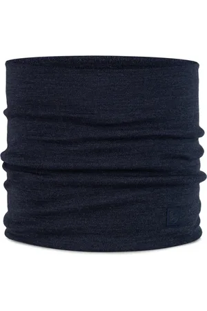 Buff Dames nekwarmer van dikke merinowol Solid
