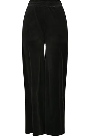 Urban classics Damesbroek high waist straight velvet