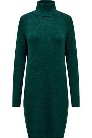 ONLY Jurk met lange mouwen en coltrui voor dames Onlsilly Bf Knt