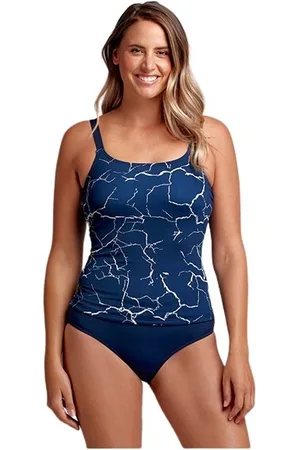 Funkita Dames zwempak topje Form Scoop Neck