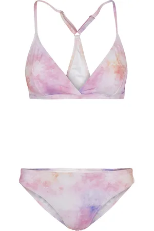 Urban classics Damesbikini tie dye triangle back