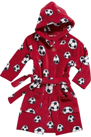 Playshoes Fleece badjas voor kinderen Soccer