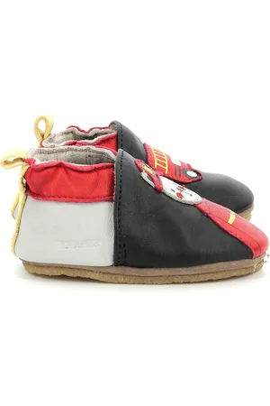 Robeez Slofjes voor babyjongens Fireman Crepe