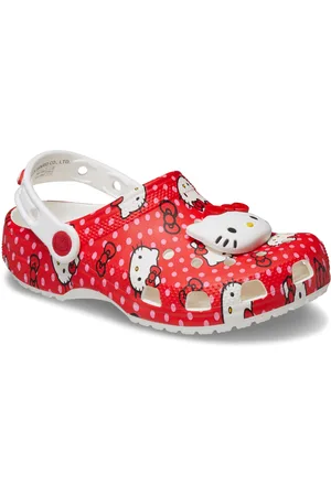 Crocs Kinderklompen Hello Kitty Red Classic