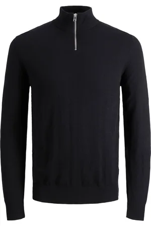 JACK & JONES Gebreide trui met halve rits Emil
