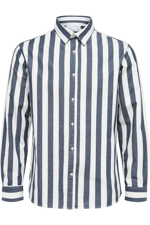 SELECTED Overhemd Slhregpecko Stripes W
