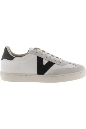 victoria Sportschoenen van Berlijn met leereffect en splitleer Cycliste