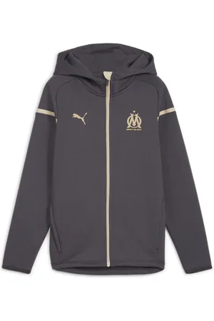 PUMA Kinder trainingsjas met kap Olympique de Marseille casuals 2023/24