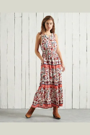 Superdry Lange jurk voor dames Luci