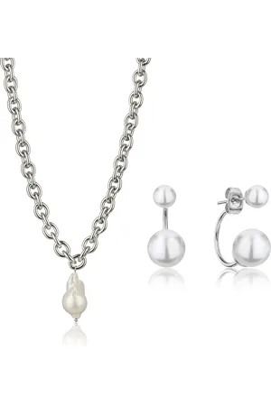 ISABELLA FORD Dames ketting en oorbellen set Morgan Pearl