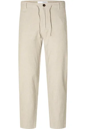 SELECTED Linnen chino broek 172-slimtape Brody