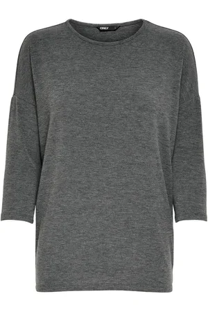 ONLY Dames-T-shirt Glamour manches 3/4