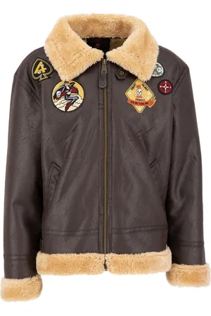 Alpha Industries Leren jas B3 FL Custom
