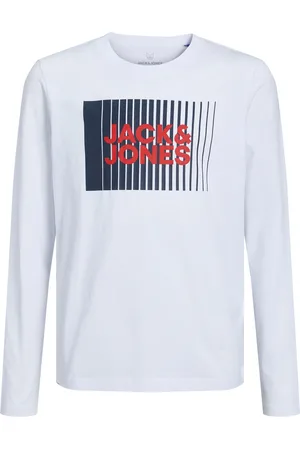 JACK & JONES Kinder-T-shirt met lange mouwen en ronde hals Corp Logo Play