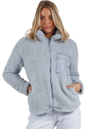 Admas Dames badjas met lange mouwen Soft Home