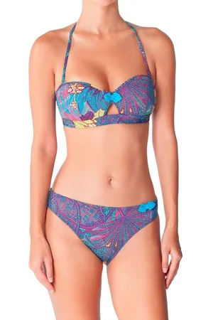 Huit Bandeauzwemshortje voor dames Tropical Jungle
