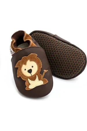 Liliputi Zachte slofjes voor babyjongens Protector Lions