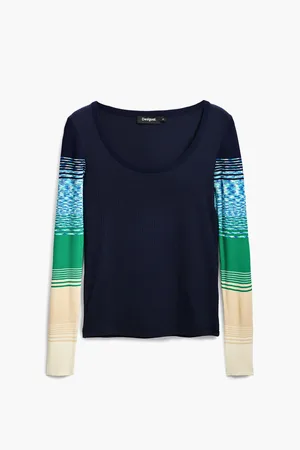 Desigual Dames-T-shirt met lange mouwen Churchill