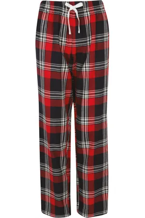 Skinni Fit Pyjamabroek in ruitmotief voor dames