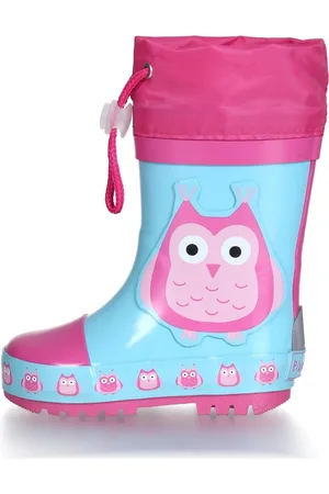 Playshoes Rubberen regenlaarzen voor babymeisjes Owls