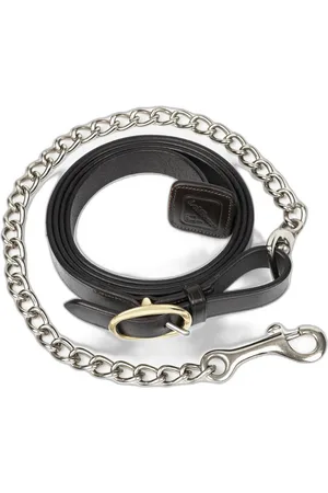 LeMieux Leder ruiterkoord met ketting Trot Up