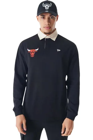 New Era Polo met lange mouwen Chicago Bulls NBA