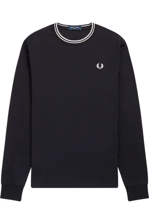 Fred Perry T-shirt met lange mouwen Twin Tipped