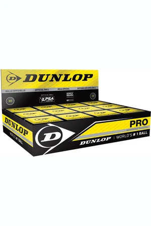 Dunlop Set van 12 squashballen pro