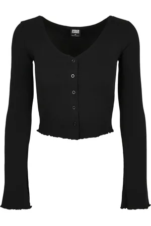 Urban classics Damesvest cropped rib