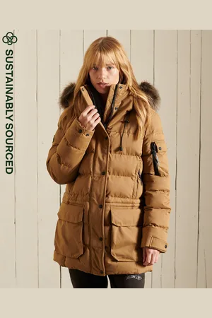 Superdry Parka voor dames Expedition en microfibre