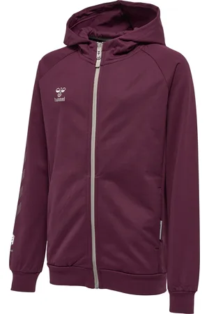 Hummel Katoenen zip-up hoodie voor kinderen Move Grid