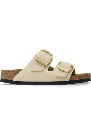 Birkenstock Dames muiltjes Arizona Big Buckle Nubuck Leather