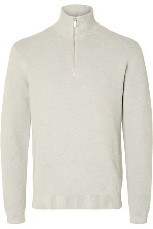 SELECTED Trui met rits Dane