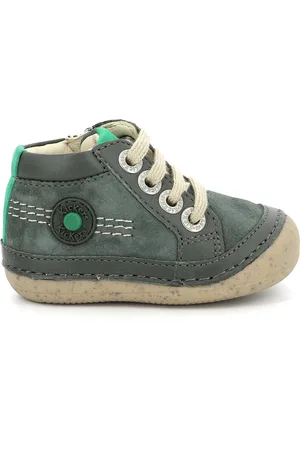 Kickers Leren laarzen voor babyjongens Sonistreet