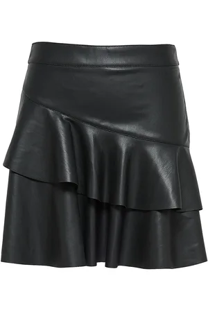 ONLY Damesrok Emma imitation cuir frill