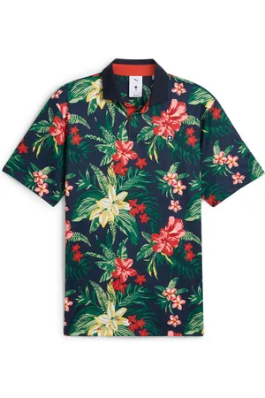 PUMA Polo bloemen PTC X