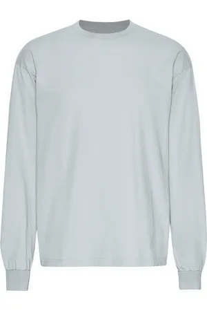Colorful Standard T-shirt met oversized lange mouwen Organic Cloudy Grey