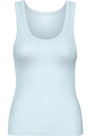 Colorful Standard Damestanktop met ronde hals Classic Organic Polar Blue